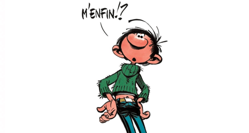 a cartoon of a man in a green sweater with the word menfin above him|833x444.9357429718876