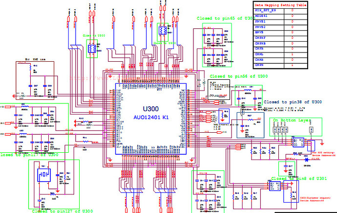 T-Con Board Schematic Diagrams