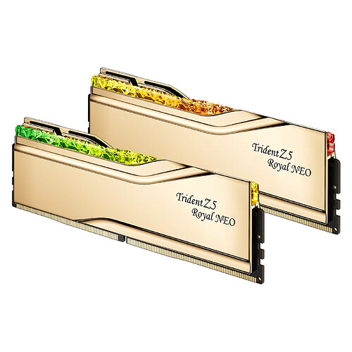 G.Skill Trident Z5 Royal Neo 96 Go (2 x 48 Go) DDR5 6000 MHz CL28 - Or