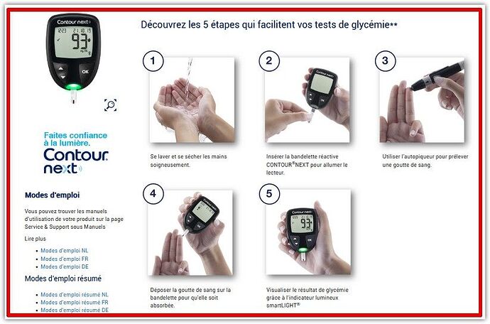 TESTEUR GLYCEMIE==