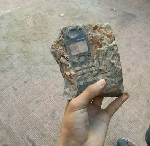 Nokia en pierre
