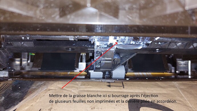 HP6520 bourrage