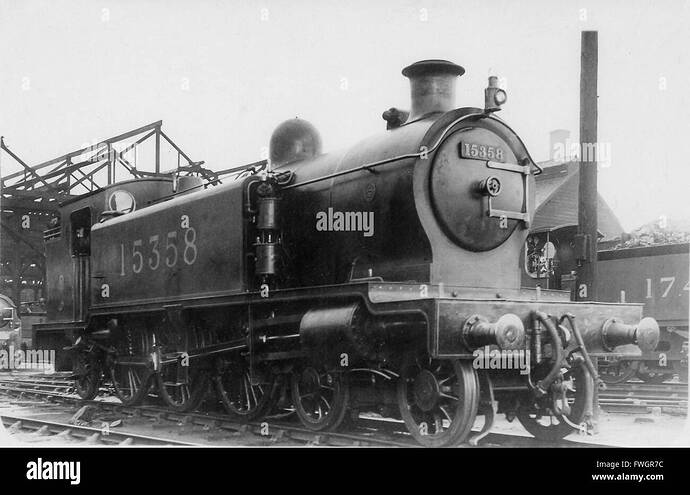 caledonian-railway-wemyss-bay-4-6-2t-steam-locomotive-no952-as-lms-FWGR7C